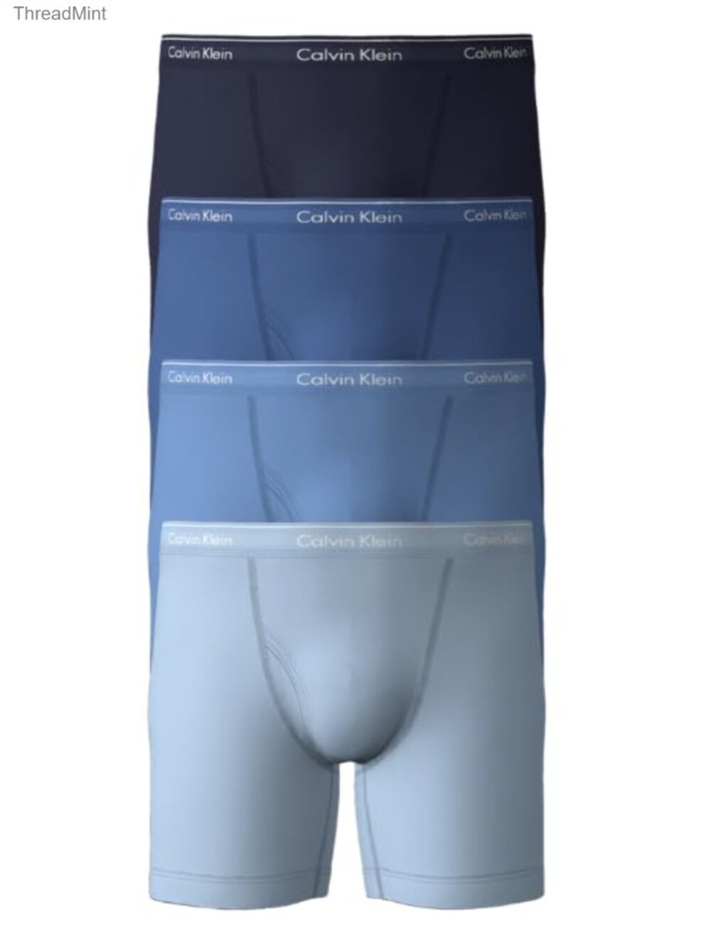 Cotton Classics 4-Pack Boxer Briefs Breathable Moisture-Wicking Slim Fit Men's